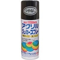 ニッペホームプロダクツ ニッぺ アクリルラッカースプレー 300ml つやなしブラック HWE006300