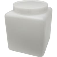 アズワン ハイルーテ角瓶(PE製) 3L 3000