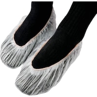 東和コーポレーション ビニスター 使い捨てシューズカバー ビニールシューズカバー (4枚入)