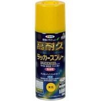 アサヒペン アサヒペン 高耐久ラッカースプレー300ML 黄色
