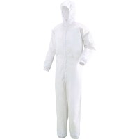 ミドリ安全 ミドリ安全 フード一体型クリーンウェア ホワイト M