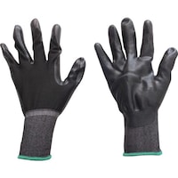 丸和ケミカル 丸和ケミカル 黒フィット ニトリルコーティング手袋 3双組