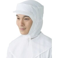 東洋リントフリー TriApex クリーンルーム用フード 異物混入防止対策フード JK487C S 白