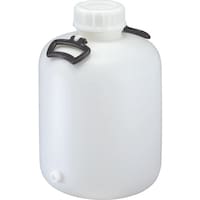 瑞穂化成工業 瑞穂 ポりタンク 取手付き 広口瓶 20L+3/8ソケット加工 (ソケット付)