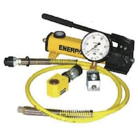 エナパック ENERPAC 単動シリンダ・プラスチックポンプセット シリンダ能力44kN ストローク15mm