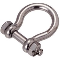 水本 水本 ステンレス オタフクボルト止めシャックル 長さ50mm 内幅20mm 使用荷重:3.72kN