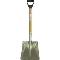 浅香工業 金象 ショベル(パイプ柄) アルミショベル 角形 D柄 イエロー