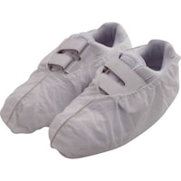 川西工業 川西 不織布使いきりシューズカバー ホワイト 100枚入り