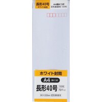 キングコーポレーション キングコーポ ホワイト100 長形40号 70g
