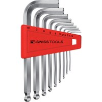 PBスイスツールズ PBスイスツールズ ボール付六角棒レンチセット(パックナシ)