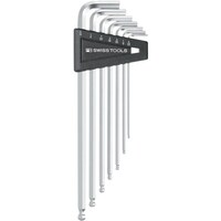 PBスイスツールズ PBスイスツールズ ボール付ロング六角棒レンチセット(パックナシ)