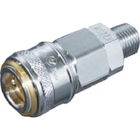 ヤマト ヤマト ワンプッシュ式ソケット(めねじ取付用)BLK22SM