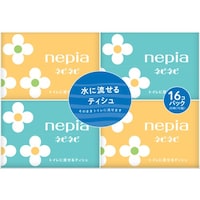 王子ネピア ネピア ネピアネピネピ水に流せるポケットティシュ10W16コパック【1ケース40パック入り】