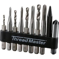 イチネンアクセス ミツトモ 10本組 六角軸ポイントタップと下穴ドリル