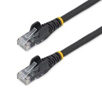 スターテック カテゴリ6 LANケーブル/10m/ブラック/10GbE 650MHz/ハロゲンフリー/ツメ折れ防止機構付/CAT6