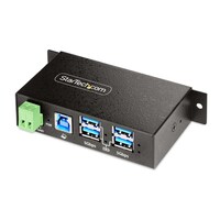 スターテック USBハブ/マネージドUSB/USB 3.2 Gen 1 TypeA/4ポート/産業用/ESDレベル4/業務用拡張ハブ
