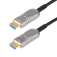 スターテック HDMI2.1ケーブル/光ファイバー/15m/8K60Hz 4K120Hz/プレナム定格/HDR10+FRL TMDS eARC/オスオス/ブラック/Ultra High Speed