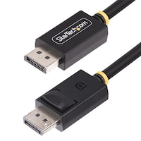 スターテック DisplayPort 2.1ケーブル/1m/8K60Hz 4K144Hz/40Gbps/VESA認証品/UHBR10 HDR HDCP2.2 HBR3/オスオス/モニターケーブル