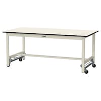 山金工業 【軽量作業台300シリーズ】ワンタッチ移動式/高さ740mm