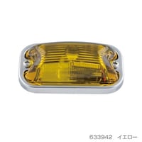 ジェットイノウエ 角型マーカーランプ 前方開閉式 ガラスレンズ イエロー 633942 ※5個以上から注文可能(販売価格は1個単位の価格)