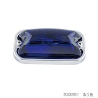 ジェットイノウエ 角型マーカーランプ 前方開閉式 ガラスレンズ 瑠璃色 633951 ※5個以上から注文可能(販売価格は1個単位の価格)