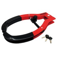 加藤電機 HORNETタイヤロック カラー:レッド (ホーネットオリジナル防犯ステッカー付き) LT51R