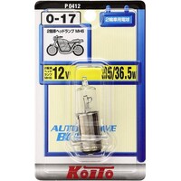 小糸製作所 二輪車用電球 ヘッドランプ MH6 12V 35/36.5W 1個入 P0412 ※3個以上から注文可能(販売価格は1個単位の価格)