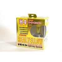 RACING GEAR リアルイエロー 2800K 車検対応品 H4 130/125W G40R ※3個以上から注文可能(販売価格は1個単位の価格)