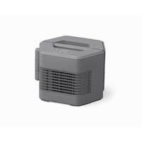 アイリスオーヤマ ツインセラミックヒーター グレー