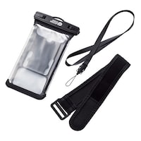 エレコム スマホ防水ケース IPX8 ブラック