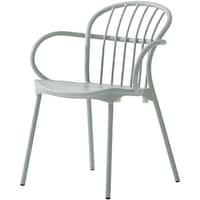 KAWAJUN 【送料込】屋外用スタッキングチェア ミュナチェア グリーン アルミ製 VCG047MI【メーカー直送/軒先渡し】