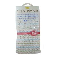 ヨコヅナクリエーション ボディタオル ヒツジのおさんぽ 桃の葉