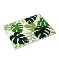バスマット コンパクト モンステラ グリーン×2