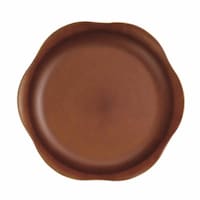 宮本産業 プレート 27cm SEE 花プレート プラスチック ライトブラウン