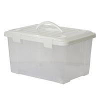 天馬 収納ボックス 幅50×奥行36×高さ29cm フタ付き 持ち手付き プラスチック