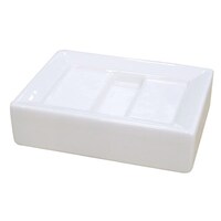 石鹸置き 石けん置き ホワイトキューブ ソープディッシュ