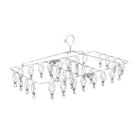 レック 洗濯ハンガー ステンレスハンガー オールステン角ハンガー32