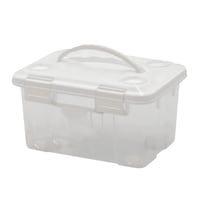 天馬 収納ボックス 幅36×奥行27×高さ21cm フタ付き 持ち手付き プラスチック