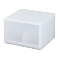 サンカ 収納ケース ナチュラ クリアモジュール ワイドL 幅37.6×奥行35.5×高さ25cm クリア