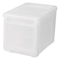 天馬 収納ケース カバゾコ 深型 幅30×奥行40×高さ31cm プラスチック 引き出し クリア