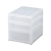 サンカ 収納ケース 引き出し 約 幅26.5×奥行34.5×高さ30.5cm A4 浅2深1段