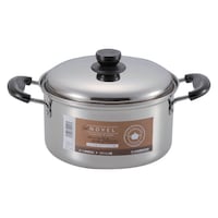 パール金属 両手鍋 ノヴェル ステンレス 24cm IH対応