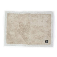 オカ バスマット 乾度良好 Ag+ クリーンフット 50×70cm ベージュ