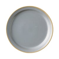 丸利玉樹利喜蔵商店 プレート 14cm SS エッジライン 陶器 食器 グレー