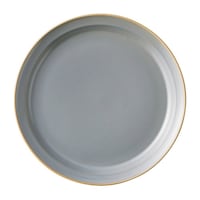 丸利玉樹利喜蔵商店 プレート 22cm L エッジライン 陶器 食器 グレー