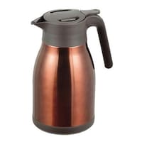 パール金属 ステンレスポット 1.5L 卓上ポット ステンレス製 サテン ブラウン