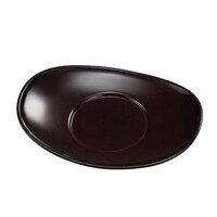 茶托 小判 溜 茶たく 茶器 食器 日本製