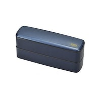 宮本産業 弁当箱 スリムランチ Border 660ml メタネイビー メタネイビー