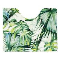 ヨコヅナクリエーション トイレマット 40×50cm 拭ける 撥水 PVCトイレマット ミニ 抗菌 ジャングル