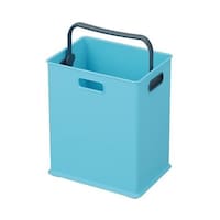 サンカ 収納ボックス 持ち手付き 収納ケース squ+ インボックス SD プラスチック 日本製 ブルー ブルー